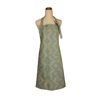 Ikat Apron-Sky Grey