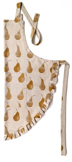 PEAR APRON MUSTARD 90x80cm