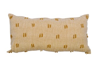 TUFT CUSHION - TUSCAN OLIVE 30X60CM