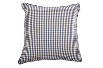 GINGHAM CUSHION BLUEBERRY 50X50