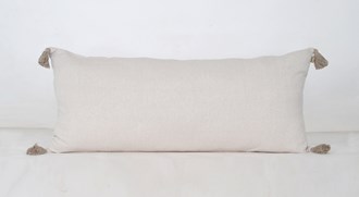 Herringbone Long Cushion Taupe 40x90