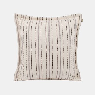 BERRY TEXTURED STRIPE CUSHION RED 50x50CM