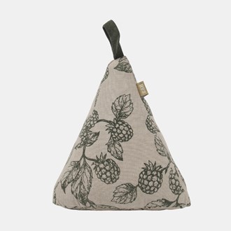 BERRY DOOR STOPPER PYRAMID  OLIVE