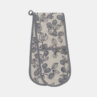 BERRY DOUBLE OVEN GLOVE BLUE