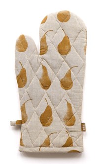 PEAR SINGLE OVEN GLOVE MUSTARD