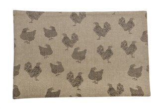 HENRIETTA PLACEMAT ASH S/4