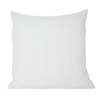 LINEN STRIPE CUSHION SKY GREY 60x60