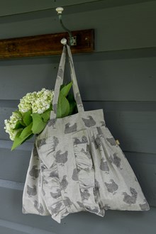HENRIETTA SHOPPING TOTE ASH