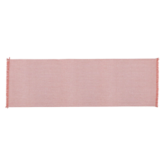 ABBY STRIPE TABLE RUNNER 150X40CM TERRACOTTA