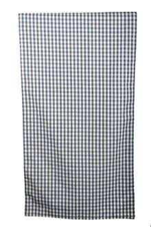GINGHAM TABLE RUNNER BLUEBERRY