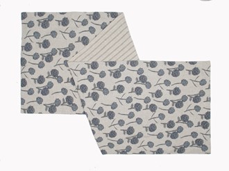 Artichoke Table Runner Dark Slate