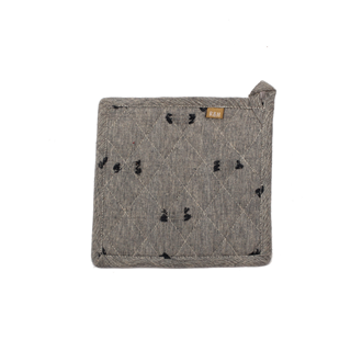 Tuft Pot Holder Dark Slate
