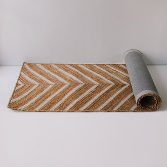 Chevron Jute Runner - 80x300cm