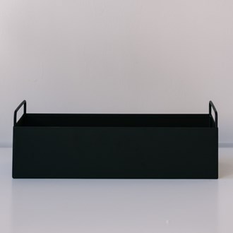 Metal Planter Box - Black